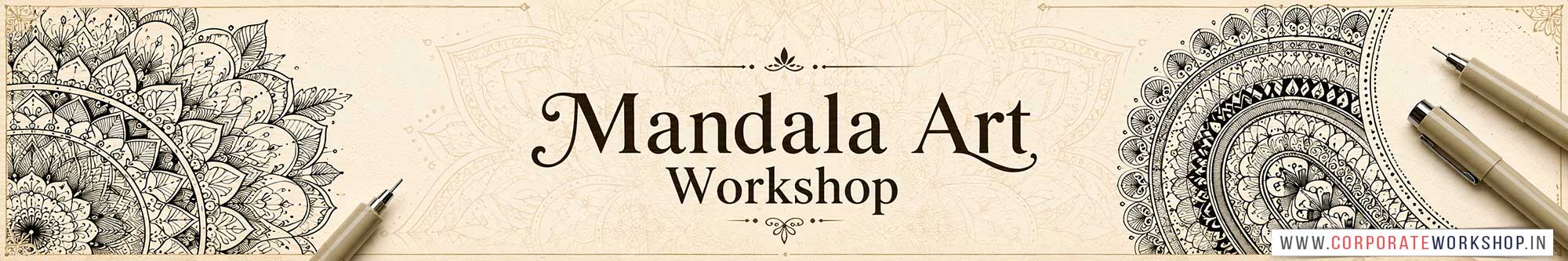 Mandala Art Workshop for Young and Adults in Delhi, Online Mandala Art Workshop, Mandala Art Workshop Near Me, Art & Craft Workshop for Adults, Himanshu Art Institute