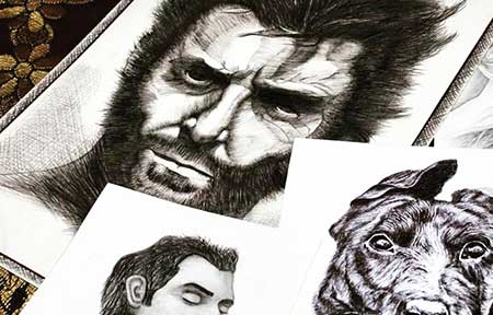 Charcoal Shading Workshop for Adults