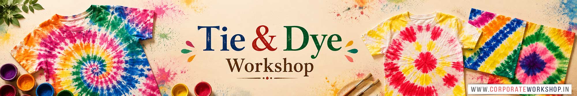 Tie & Dye Workshop for Young and Adults in Delhi, Online Tie & Dye Workshop, Tie & Dye Workshop Near Me, Art & Craft Workshop for Adults, Himanshu Art Institute