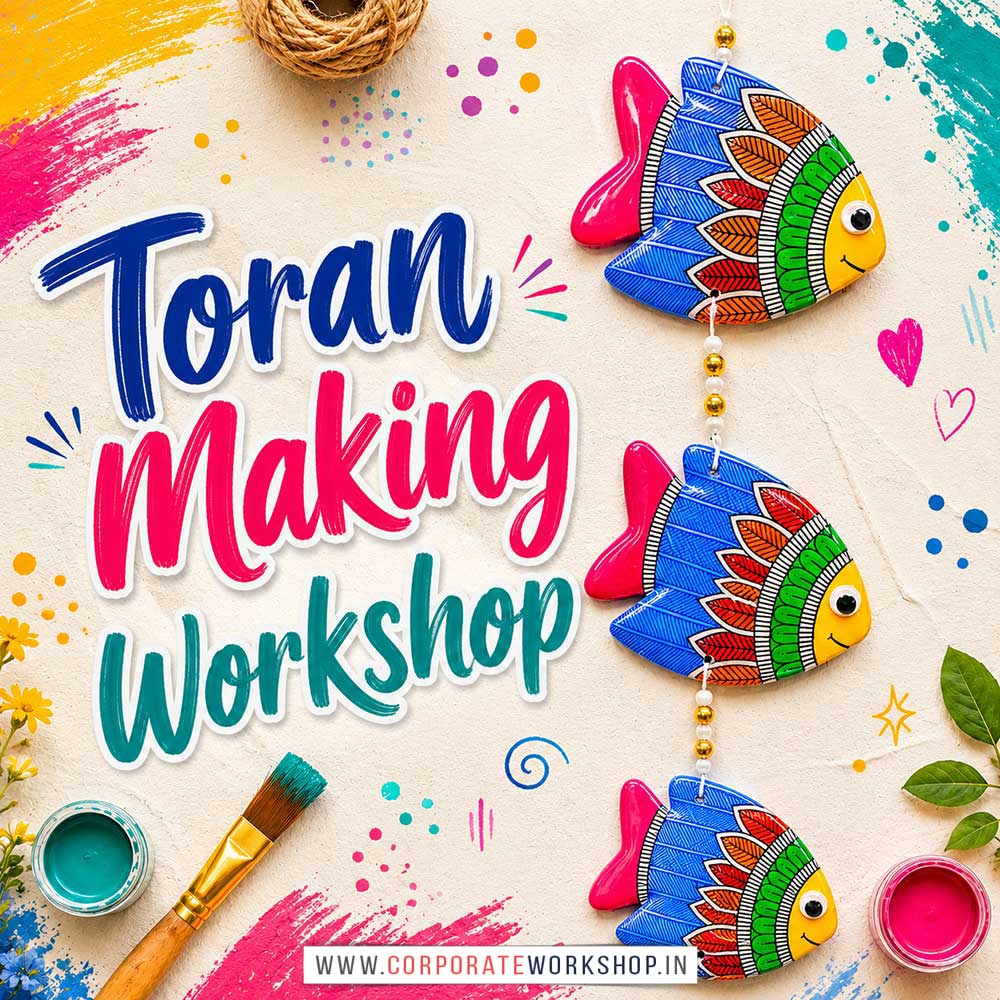 Toran Making Workshop for Young and Adults in Delhi, Online Toran Making Workshp for Young and Adults, Best Art & Craft Workshop for Adults near Me