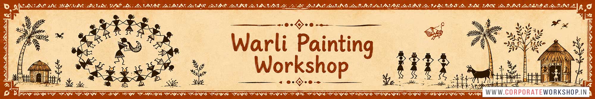 Warli Painting Workshop for Young and Adults in Delhi, Online Warli Painting Workshop, Warli Painting Workshop Near Me, Art & Craft Workshop for Adults, Himanshu Art Institute