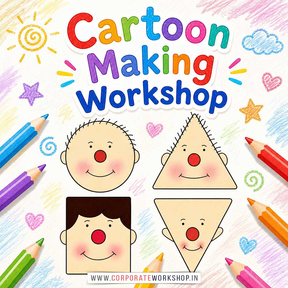 Cartoon Making Workshop for Kids in Corporate Events Cartoon Making Workshop for Kids in Corporate Events,Cartoon Making Activity for Kids in Corporate Events, Art & Craft Activity for Kids in Corporate Events, Corporate Family Day Kids Activity, Children Stall Activity, Cartoon Making Fun Activity for Kids in Corporate Events, Himanshu Art Institute