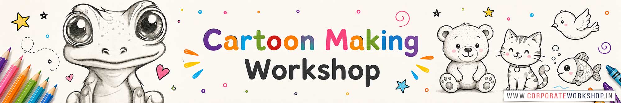 Cartoon Making Workshop for Kids in Corporate Events,Cartoon Making Activity for Kids in Corporate Events, Art & Craft Activity for Kids in Corporate Events, Corporate Family Day Kids Activity, Cartoon Making Fair Activity for Kids, Children Stall Activity, Cartoon Making Fun Activity for Kids in Corporate Events, Himanshu Art Institute