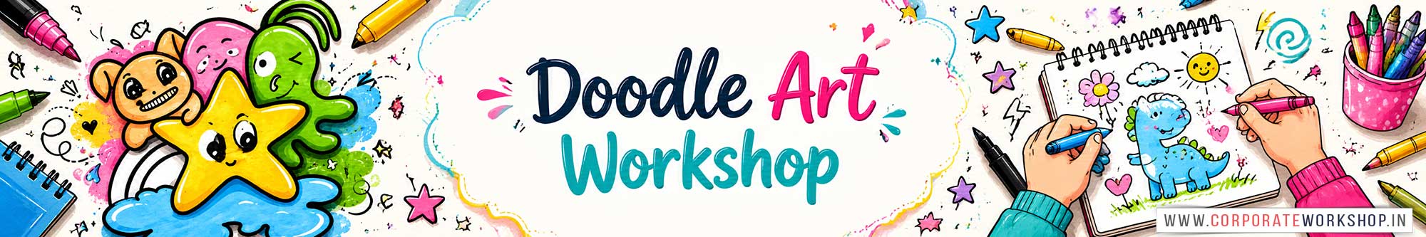 Doodle Art Workshop for Kids in Corporate Events,Doodle Art Activity for Kids in Corporate Events, Art & Craft Activity for Kids in Corporate Events, Corporate Family Day Kids Activity, Doodle Art Fair Activity for Kids, Children Stall Activity, Doodle Art Fun Activity for Kids in Corporate Events, Himanshu Art Institute