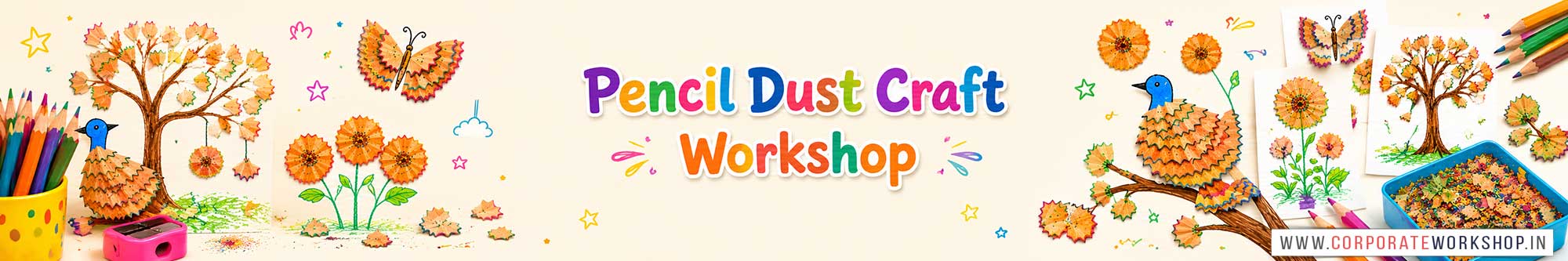 Pencil Dust Craft Workshop for Kids in Corporate Events,Pencil Dust Craft Activity for Kids in Corporate Events, Art & Craft Activity for Kids in Corporate Events, Corporate Family Day Kids Activity, Pencil Dust Craft Fair Activity for Kids, Children Stall Activity, Pencil Dust Craft Fun Activity for Kids in Corporate Events, Himanshu Art Institute