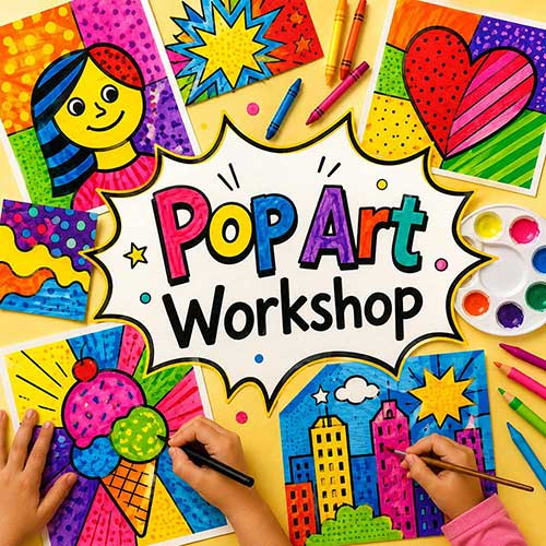 Corporate POP Art Workshop, POP Art Workshop for Corporate Kids, Art & Craft Workshops for Corporate  Kids, DIY Workshop for Corporate Kids, POP Art Activity for Corporate KIds, DIY Activities for Corporate Kids, Best POP Art Workshop for Corporate in Delhi, Gurugram, Gurgaon, Noida, India, Himanshu Art Institute