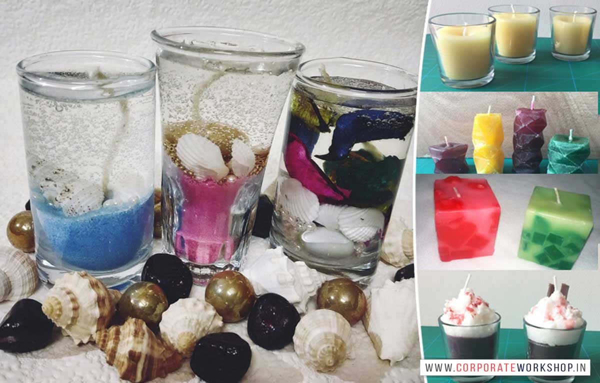 Candle Making Workshop for Corporate Employees in Delhi, Gurgaon, Gurugram, Noida, Chandigarh, Mumbai, India