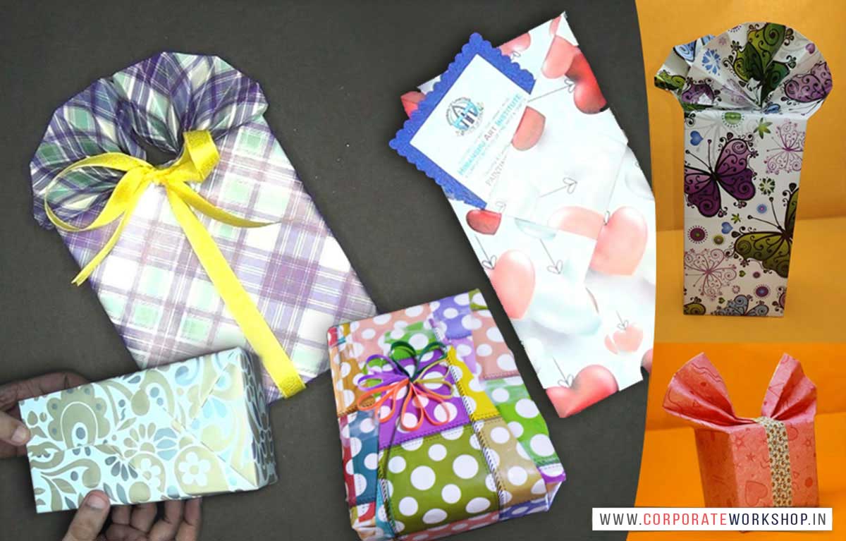 Gift Packing Workshop for Corporate Employees in Delhi, Gurgaon, Gurugram, Noida, Chandigarh, Mumbai, India