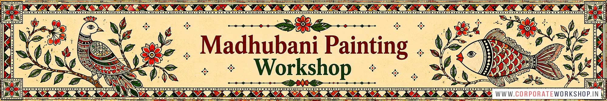 Madhubani Painting Workshop for Corporate Companies, Madhubani Painting Workshop for Corporate Employees, Madhubani Painting Workshop for Corporate Clients, Madhubani Painting Workshop for Office Events, Art & Craft Activity for Corporate Companies, Himanshu Art Institute