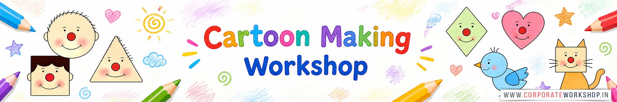 Cartoon Making Workshop for Kids and Children in Delhi, Cartoon Making Workshop for Kids Near Me, Art & Craft Workshop for Children, Art & Craft Workshop for Kids, Himanshu Art Institute