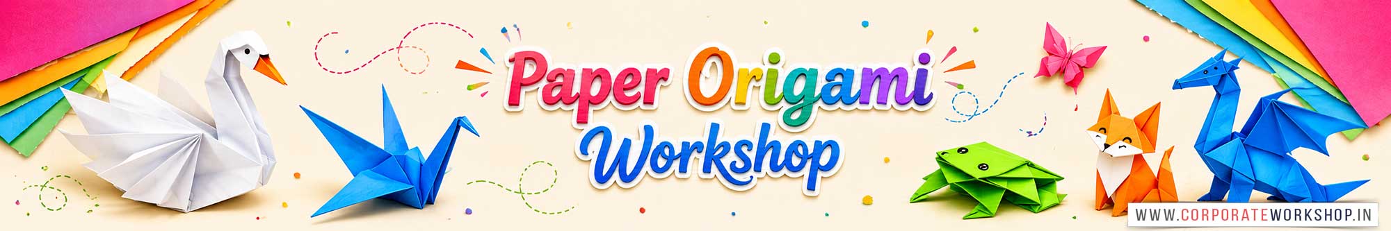 Paper Origami Workshop for Kids and Children in Delhi, Paper Origami Workshop for Kids Near Me, Art & Craft Workshop for Children, Art & Craft Workshop for Kids, Himanshu Art Institute