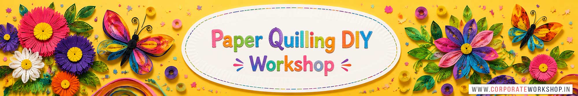 Paper Quilling DIY Workshop for Kids and Children in Delhi, Paper Quilling DIY Workshop for Kids Near Me, Art & Craft Workshop for Children, Art & Craft Workshop for Kids, Himanshu Art Institute
